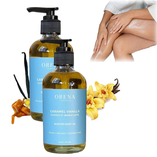 Aceite Corporal de Caramelo y Vainilla para Piel Suave y Perfumada
