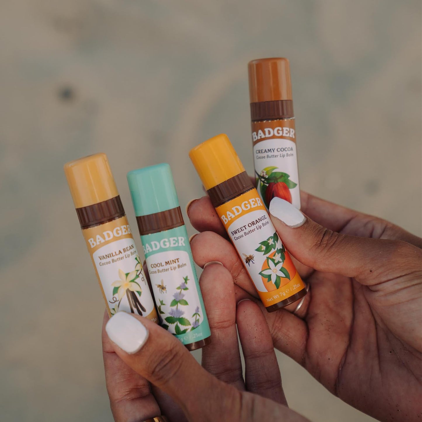 Fair Trade Cocoa Butter Lip Balm Four Pack