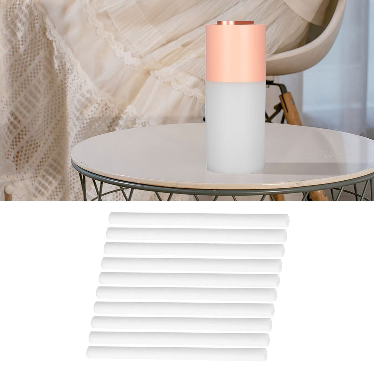 Palos de Algodón Filtro Portátil Esponja Repuesto para Humidificador de Aire