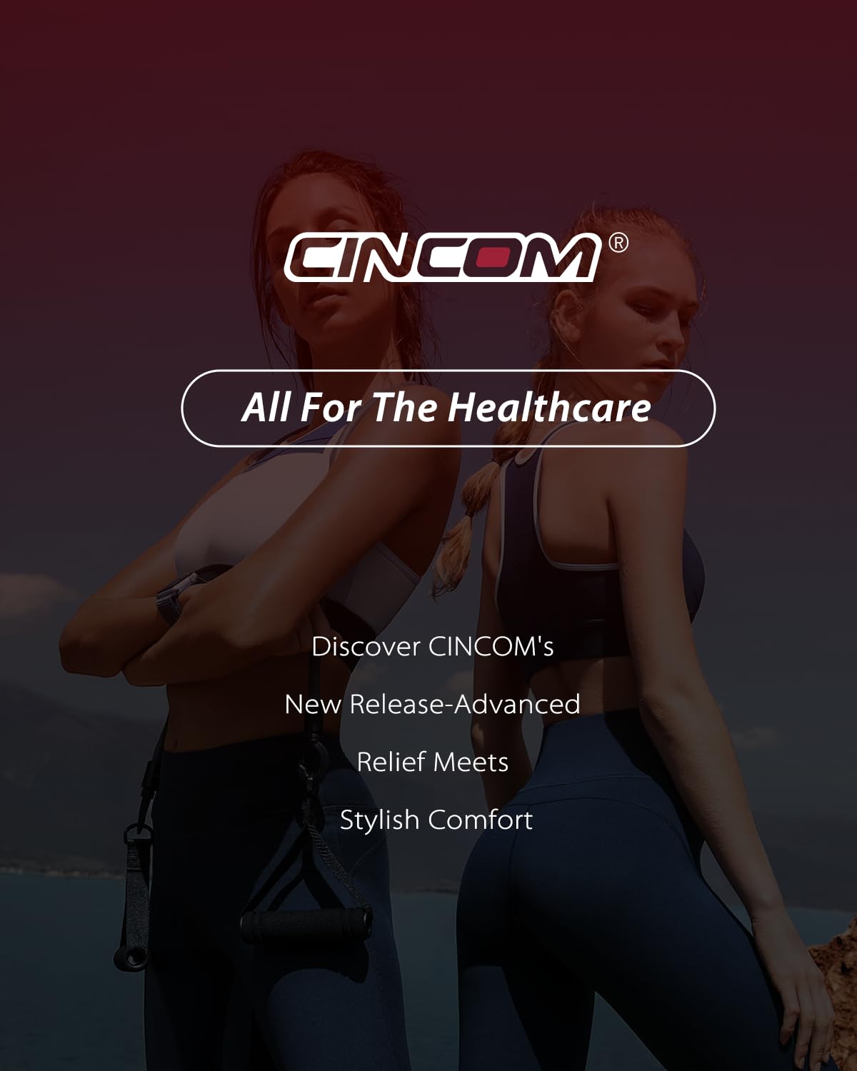 CINCOM Masajeador de piernas recargable, masajeador inalámbrico de compresión de aire para circulación y relajación muscular (un par)