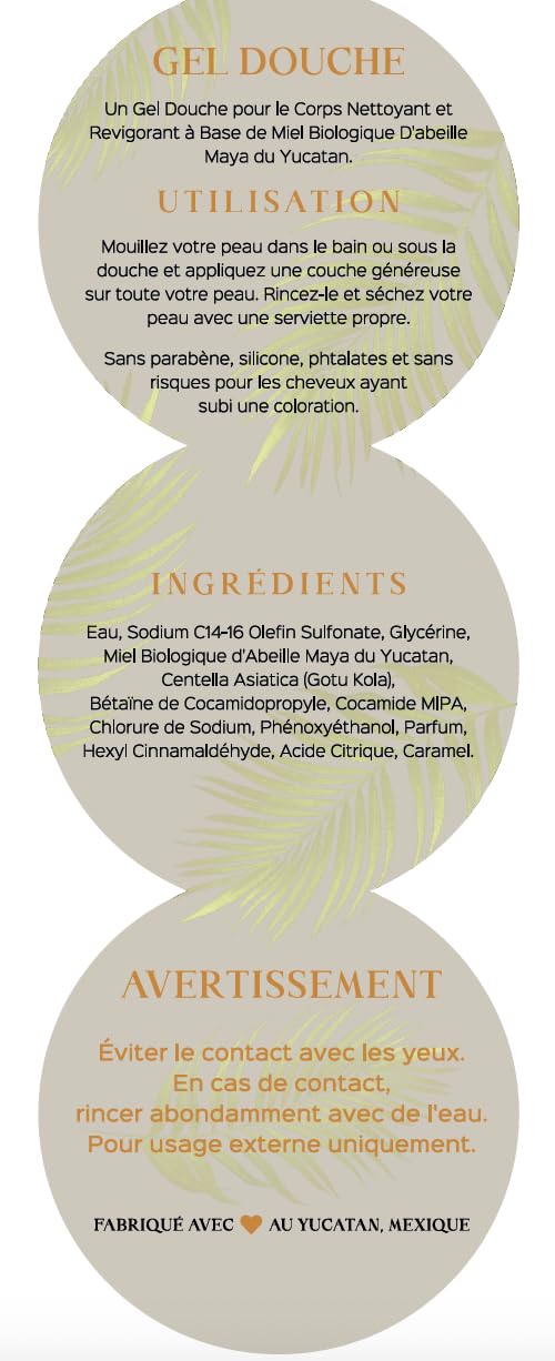 Yucatan Herbal Jabón Corporal de Miel de Abeja Maya