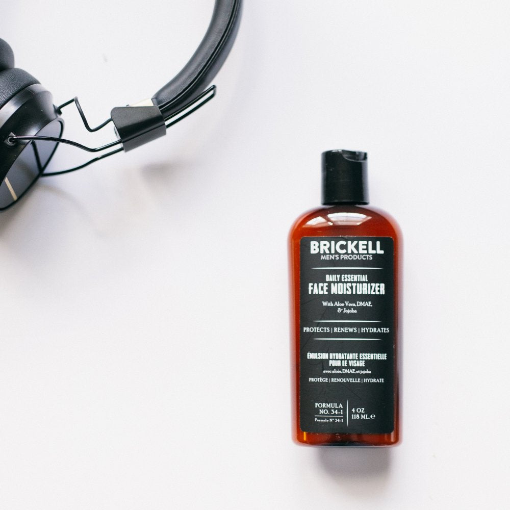 Brickell Men's Products Daily Essential Face Moisturizer, 4 Ounce