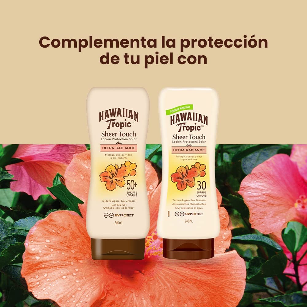 Hawaiian Tropic Sheer Protector Solar 50 FPS Loción de 240ml