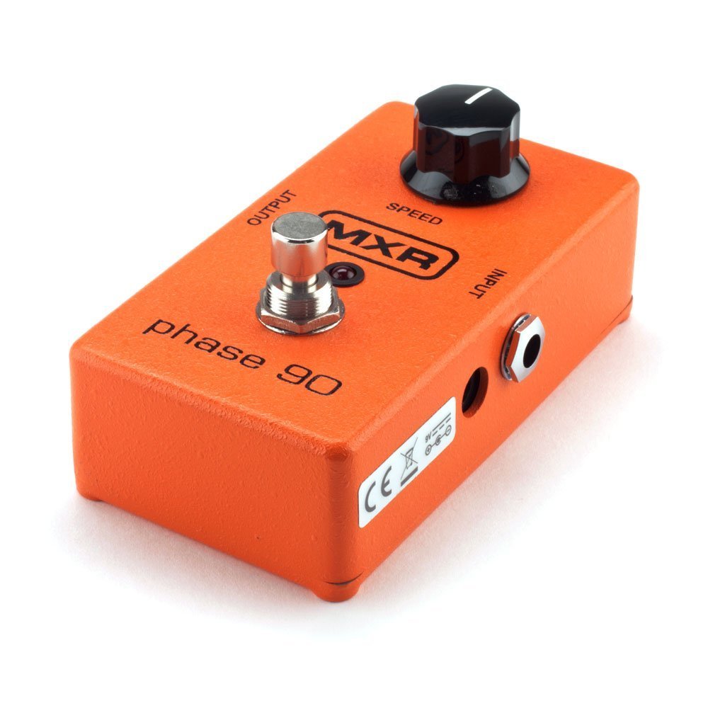 Dunlop MXR M101 Phase 90 Phaser Effects Pedal Bundle con cables de conexión de 6 pulgadas