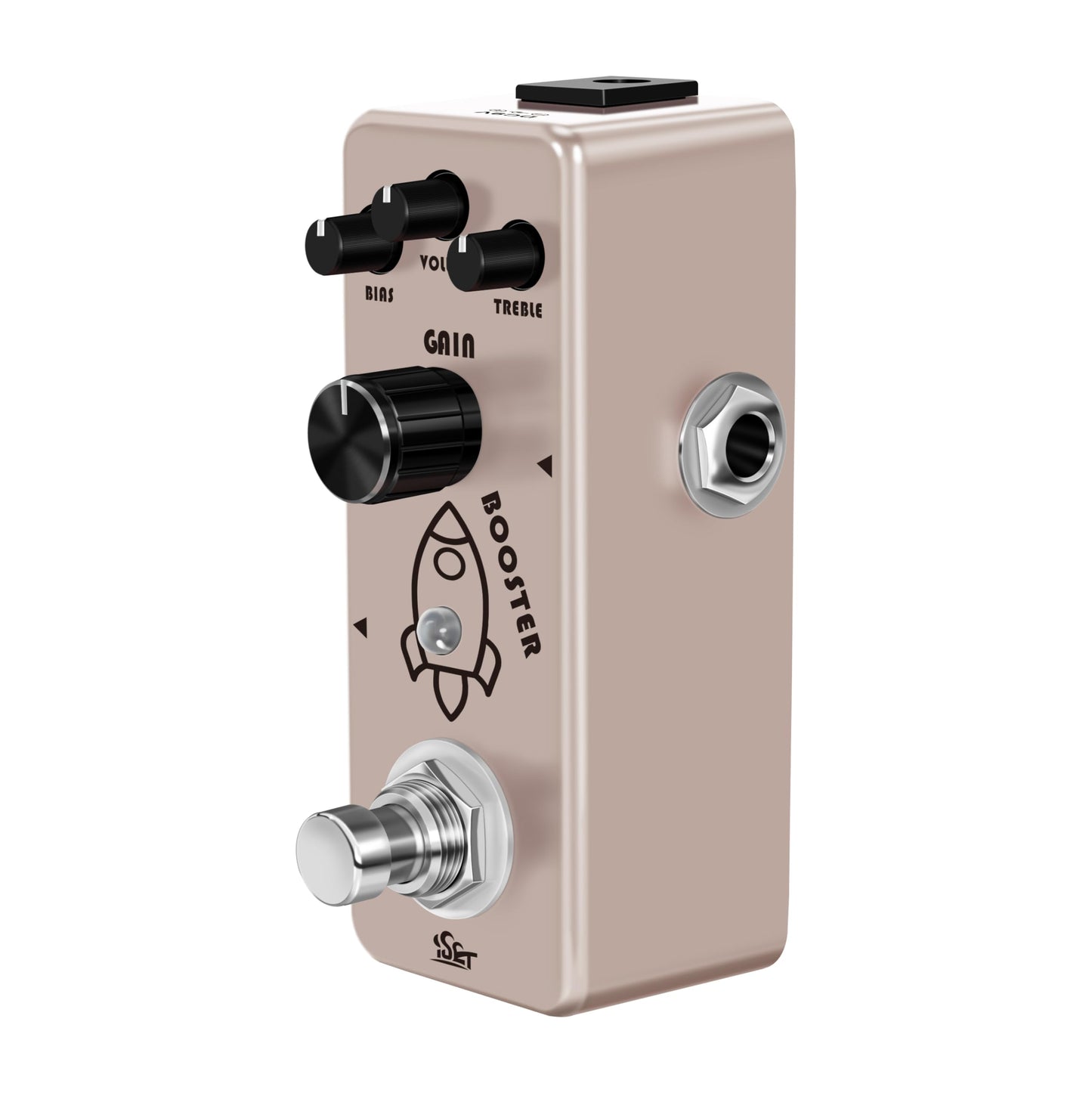 ISET Booster Pedal Mini pedal de efecto de guitarra individual True Bypass