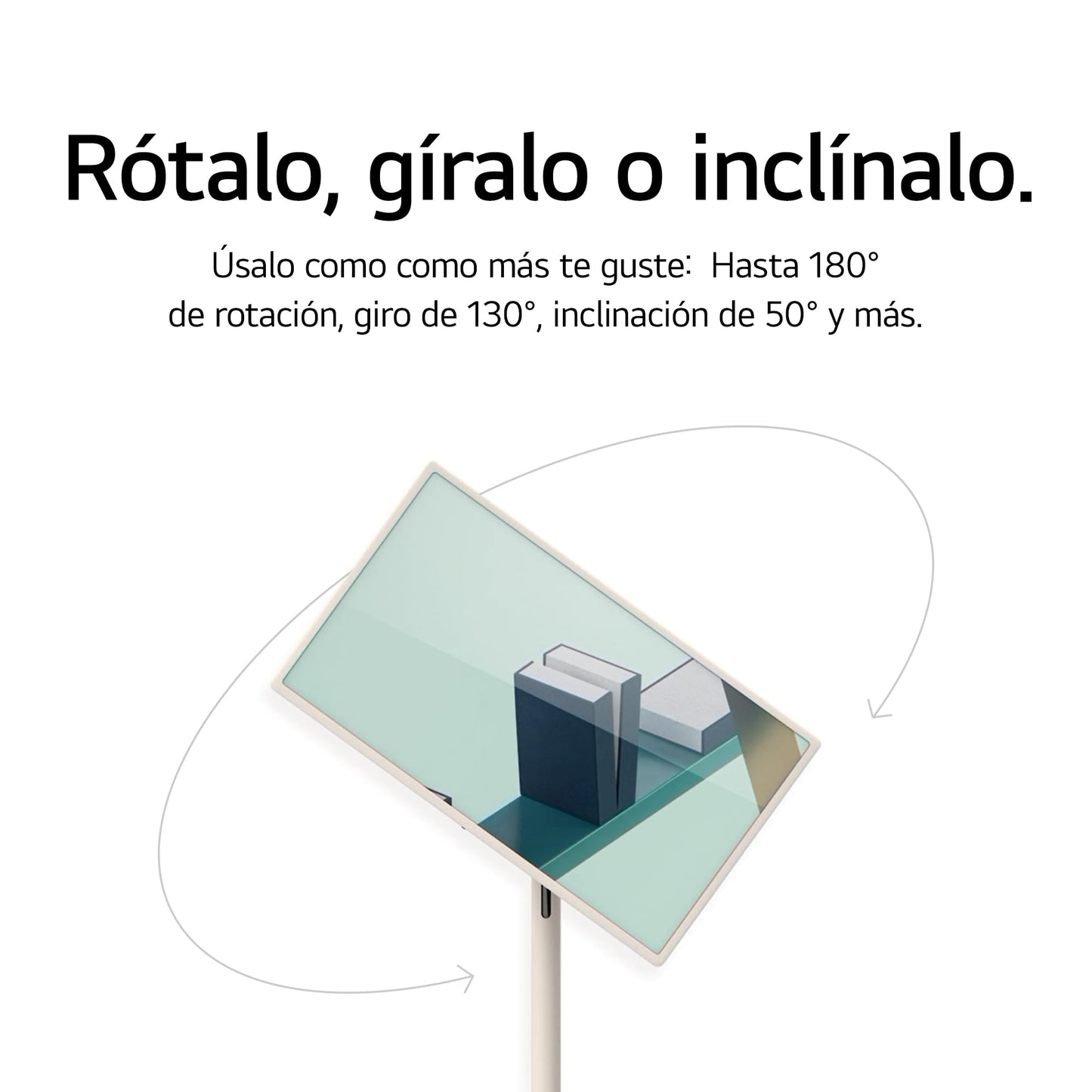 LG Pantalla StanbyME 27" Smart TV con ThinQ AI 27ART10AKPL