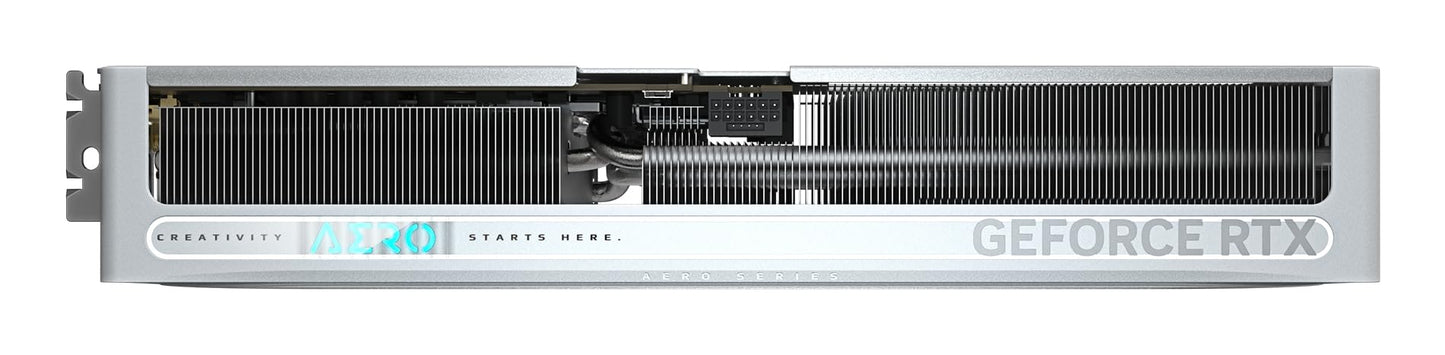 GIGABYTE GeForce RTX 5070 Aero OC 12G Tarjeta gráfica - 12GB GDDR7, 192bit, PCI-E 5.0, 2625 MHz Core Clock, 3 x DP 2.1a, 1 x HDMI 2.1b, NVIDIA DLSS 4, GV-N5070AERO OC-12GD