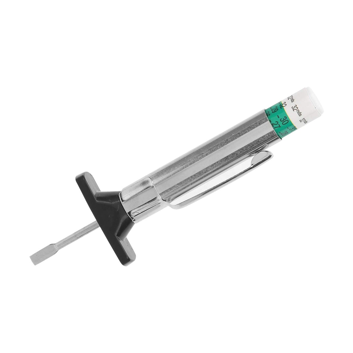 Calibrador de Llantas,Medidor de profundidad de neumáticos,Medidor de profundidad de la banda de rodadura del neumático de coche, herramienta de medición portátil Universal de 0 a 25mm