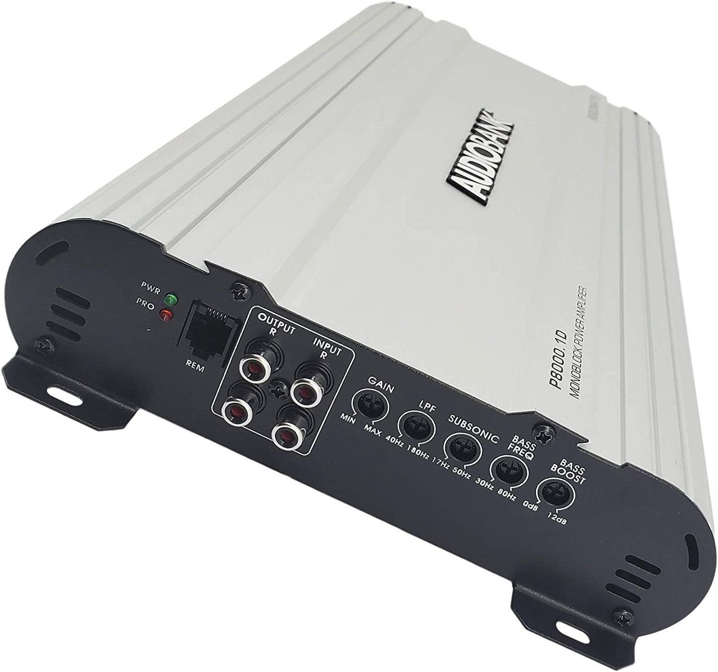 Amplificador Monoblock Audiobank Negro Clase D 8000 W para Coche