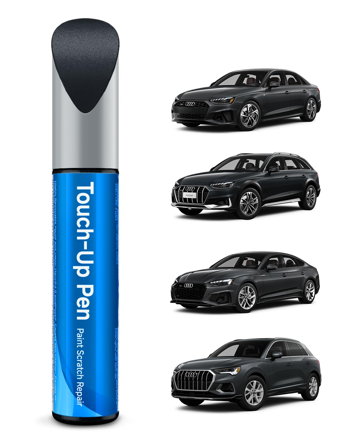 Teslaunch LX7L/H1 Manhattan - Pintura metálica para retocar compatible con Audi Exact Match Car Paint Pen reparación de arañazos