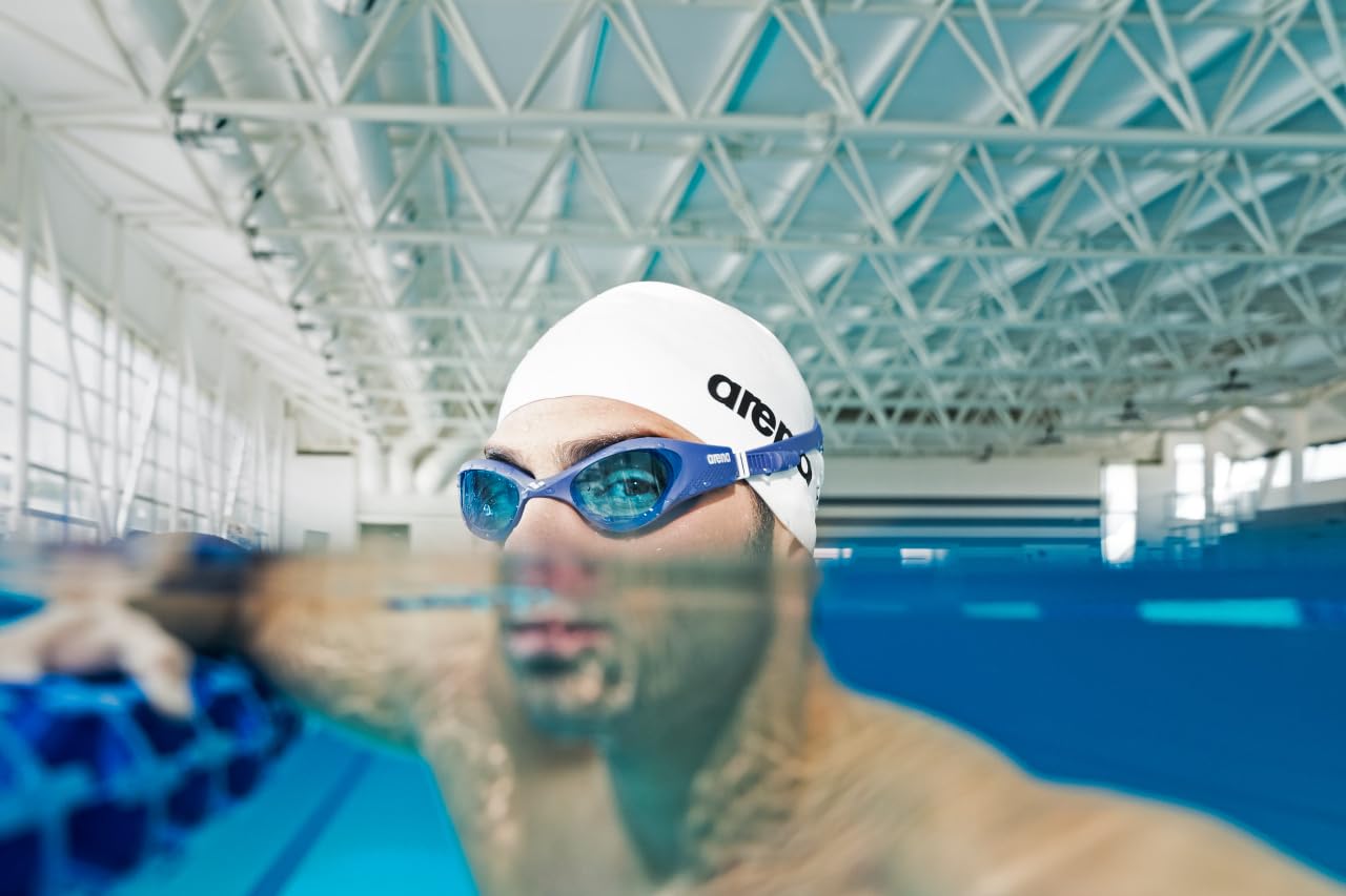 Arena Goggles Natación The One única, Blanco/ Azul