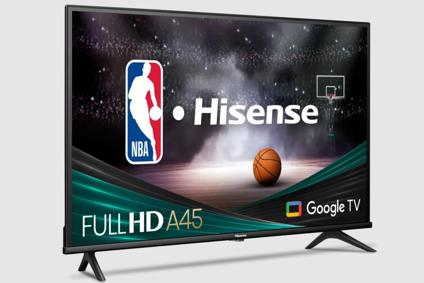 Hisense Television Smart TV de 32 Pulgadas Class A4 Series Full HD 1080p Pantalla LED, Google Smart TV, Reducción de Ruido, 32A45K (Reacondicionado)
