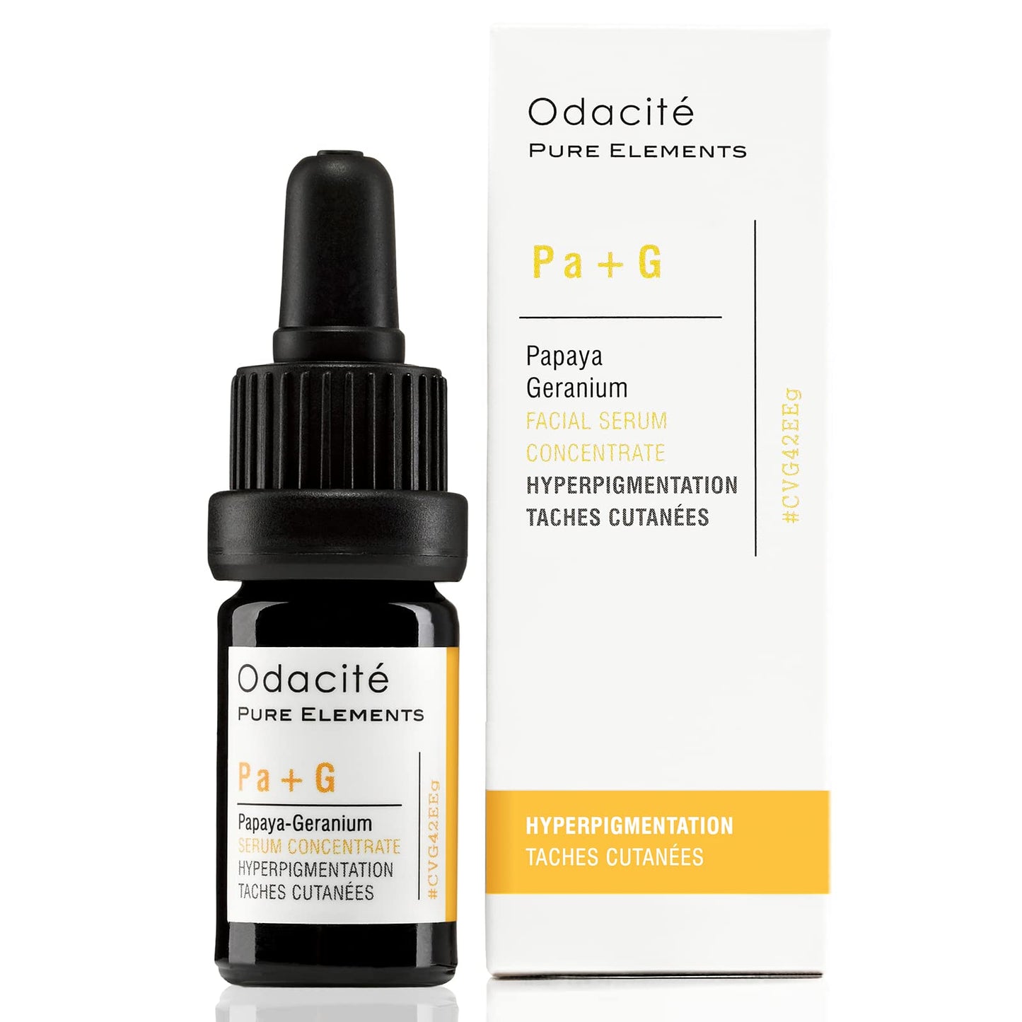 Odacità | Pa+G Hyperpigmentation Facial Serum Concentrate | Papaya & Geranium Oil | Dark Spot Solution | Natural, Vegan & Cruelty-Free | 5ml