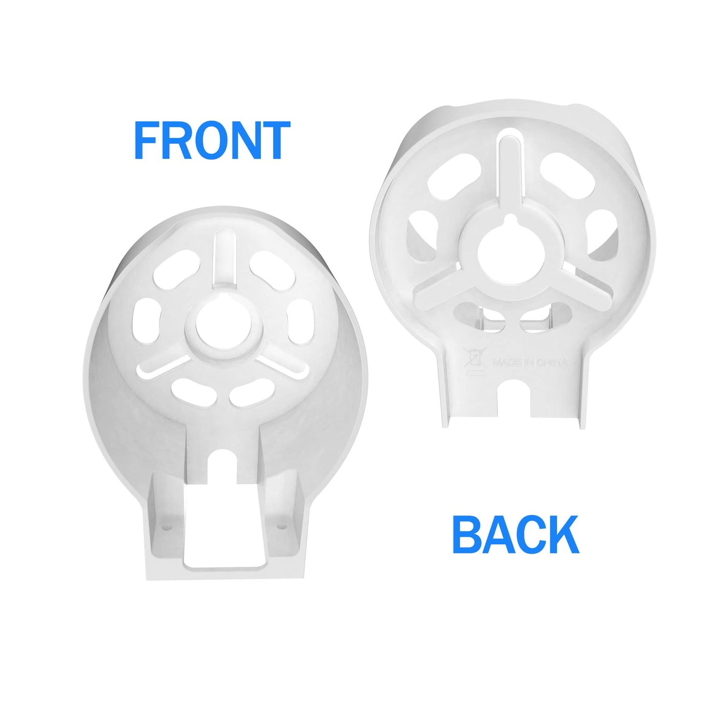 SONGCHEER - Estante de pared para Tp Link Deco X68 XE75 XE75 Pro AXE5400 Deco Mesh WiFi 6E WiFi Router Holder Stand Stand Rack Organizador de cables con kit de montaje de tornillo (blanco, paquete de