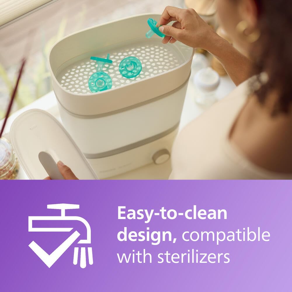 Chupete Philips AVENT Verde, 0-3 Meses, Paquete de 4