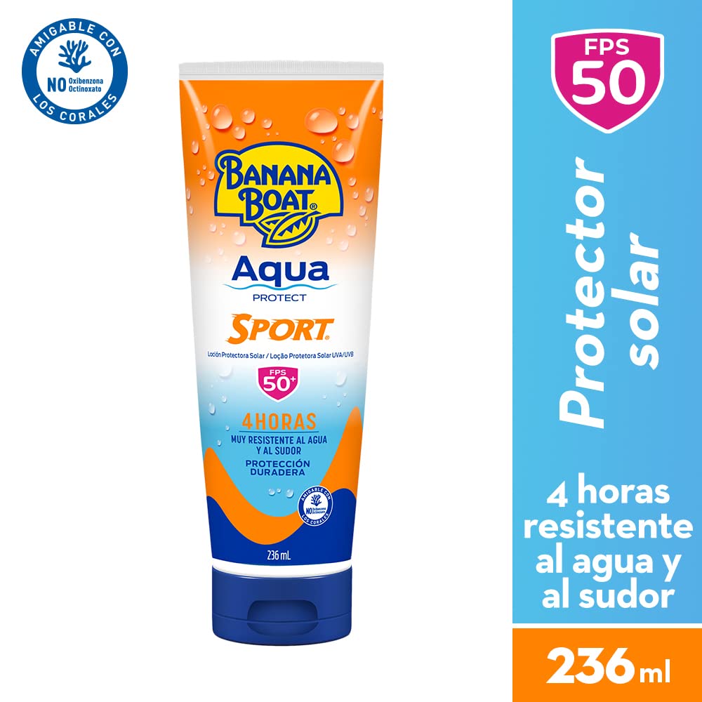 Banana Boat, Protector Solar Aqua Protect Sport 50+ FPS 236 ml