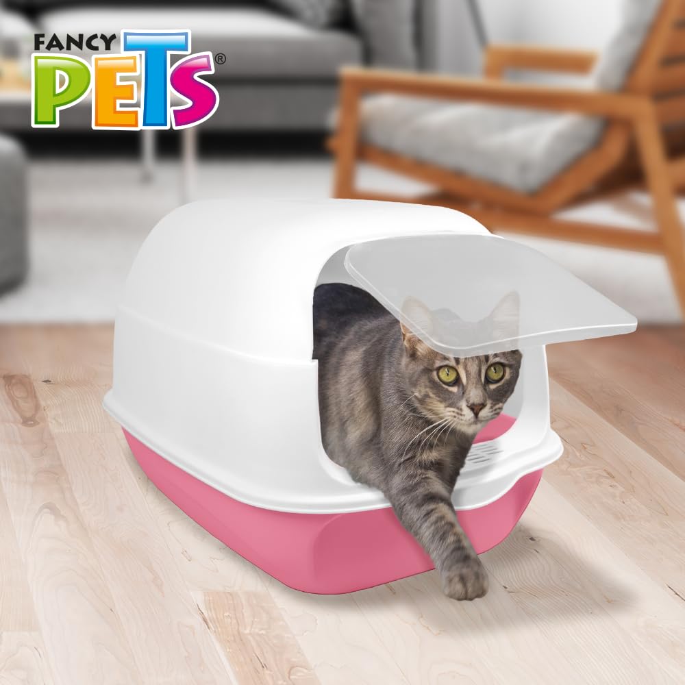 Fancy Pets ARENERO Cubierto CH Rosa C/Pala