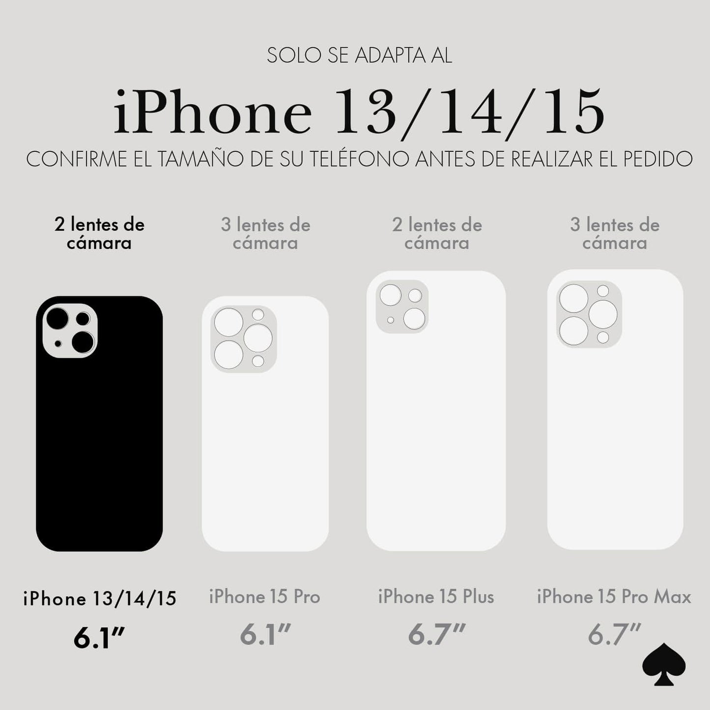 kate spade new york - Funda para iPhone 15/14 / 13, Compatible con MagSafe - Ciudad Leopardo Negro