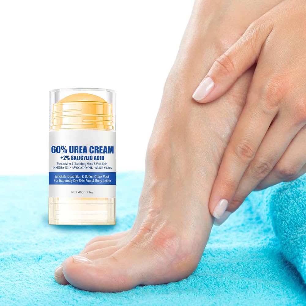 Crema Hidratante para Pies, Repara e Hidrata los Pies Secos y Agrietados, Exfoliating Moisturizing Foot Ointment, 40 ml (3)