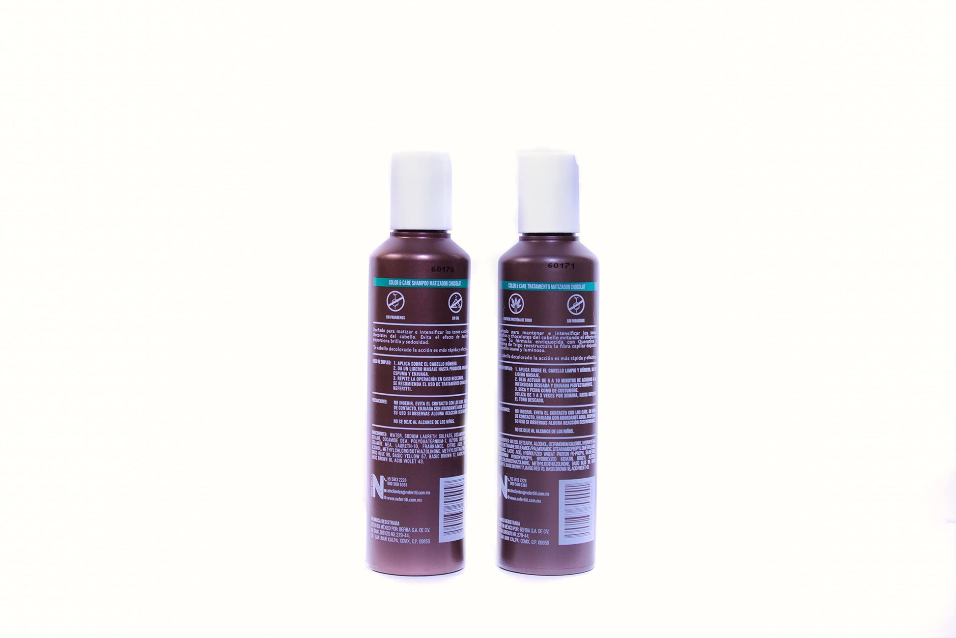 Shampoo y Tratamiento Nefertiti Chocolat Color&Care