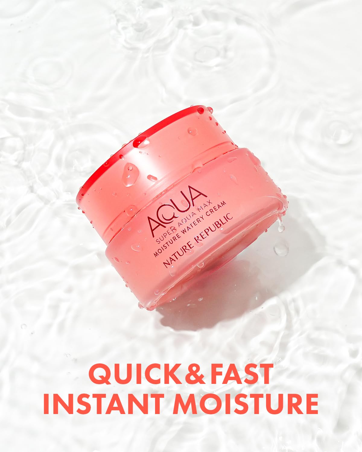 Nature Republic Super Aqua Max Moisture Watery Cream For Dry Skin, 80 G