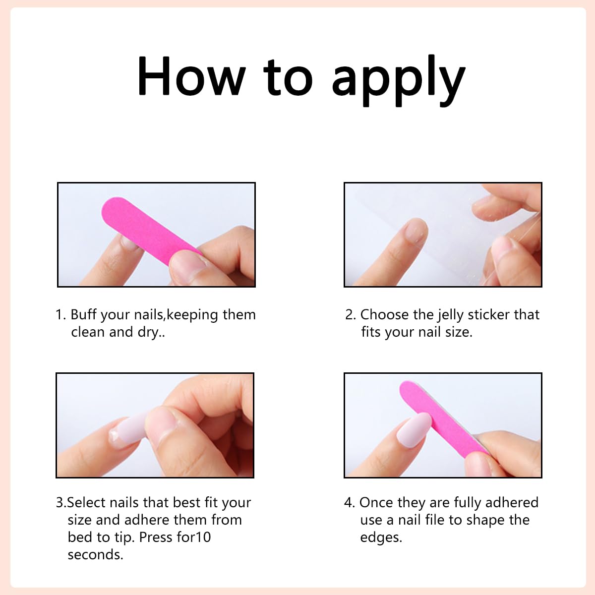 IEORGYIG Uñas postizas de presión con diseño de flores rosas doradas, reutilizables, con pestañas adhesivas - Kit de manicura de 24 piezas para mujeres y niñas