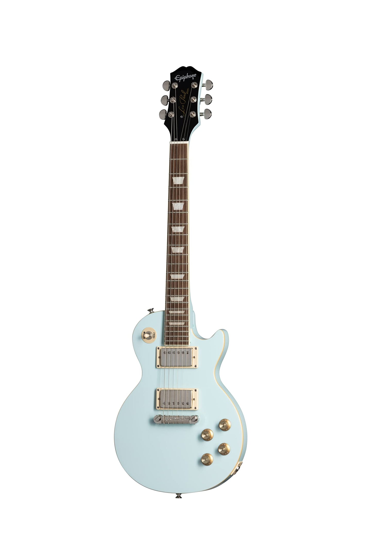 Epiphone Power Player Les Paul - Guitarra eléctrica de tamaño juvenil 3/4, con bolsa, color azul hielo