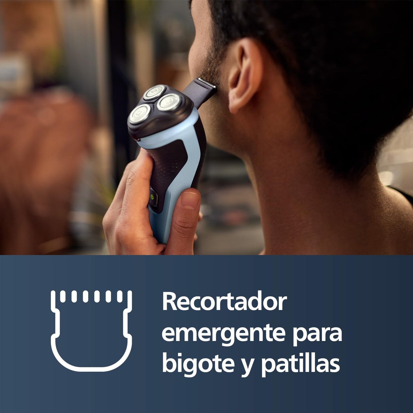 Afeitadora Eléctrica Philips Series 3000X Uso en Seco y Húmedo Anticorrosión