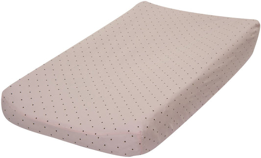 Funda para Cambiador Go Mama Go rosa y café con Diseño de Lunares