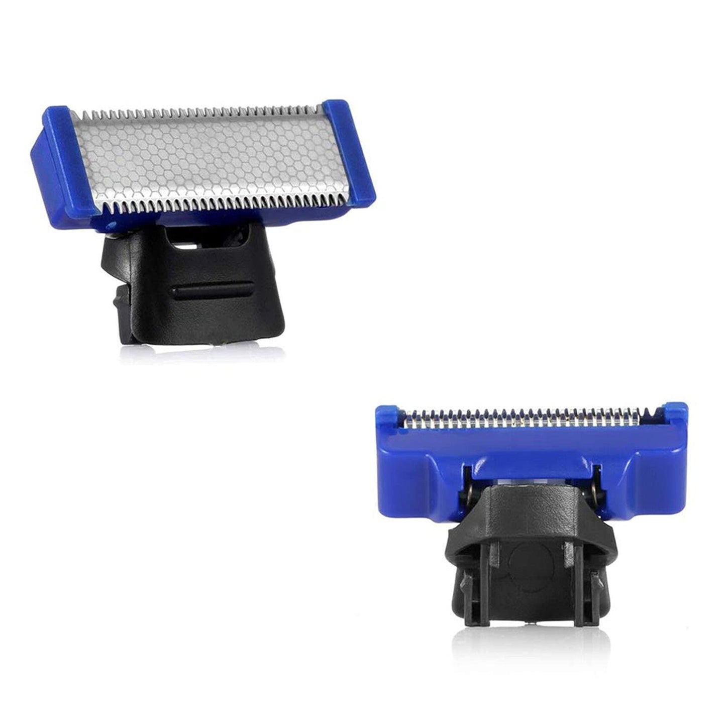 Cabezal de repuesto para máquina de afeitar eléctrica, cabezal de limpieza compatible con solo Trimmer Micro Touches de repuesto, cabezal de corte avanzado, cuchillas híbridas, incluye 2 cepillos de limpieza (2 unidades)