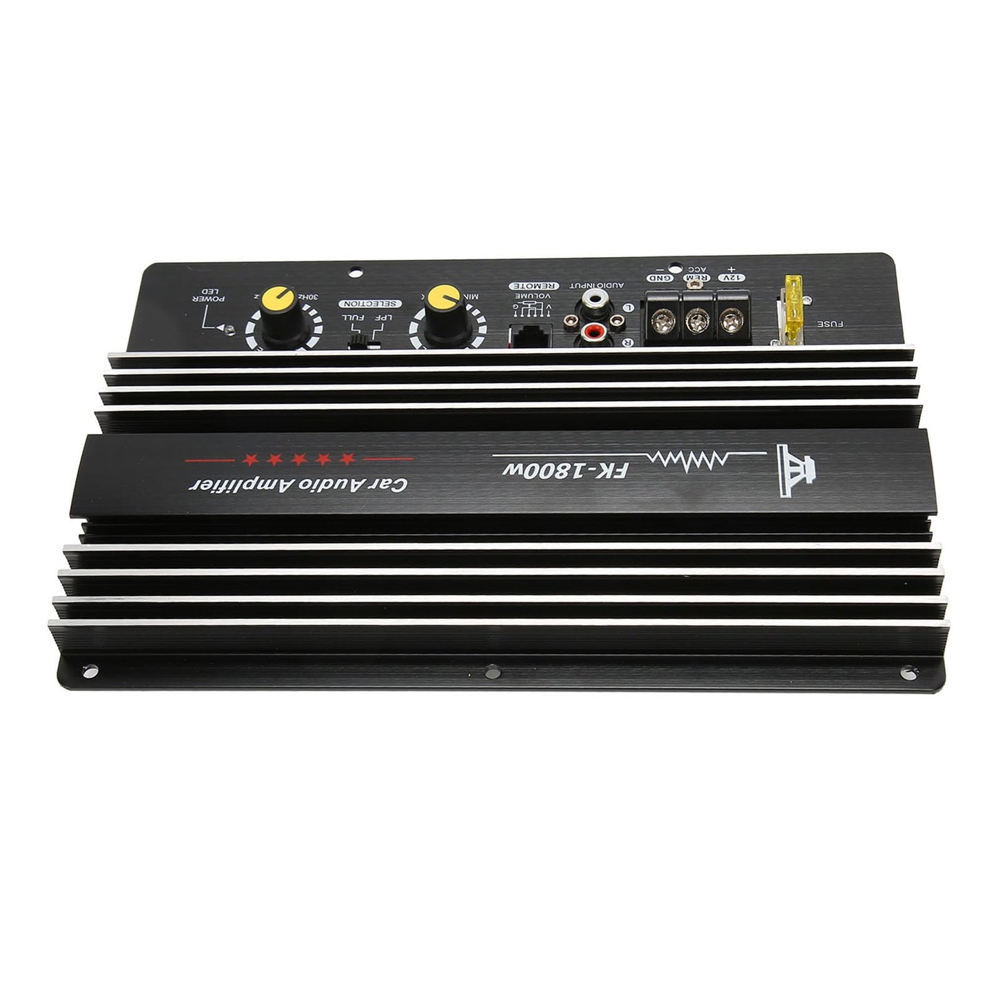 Amplificador de Potencia para Automóvil de 1800 W Preciso con Rápida Disipación y Sonido Claro para Subwoofer