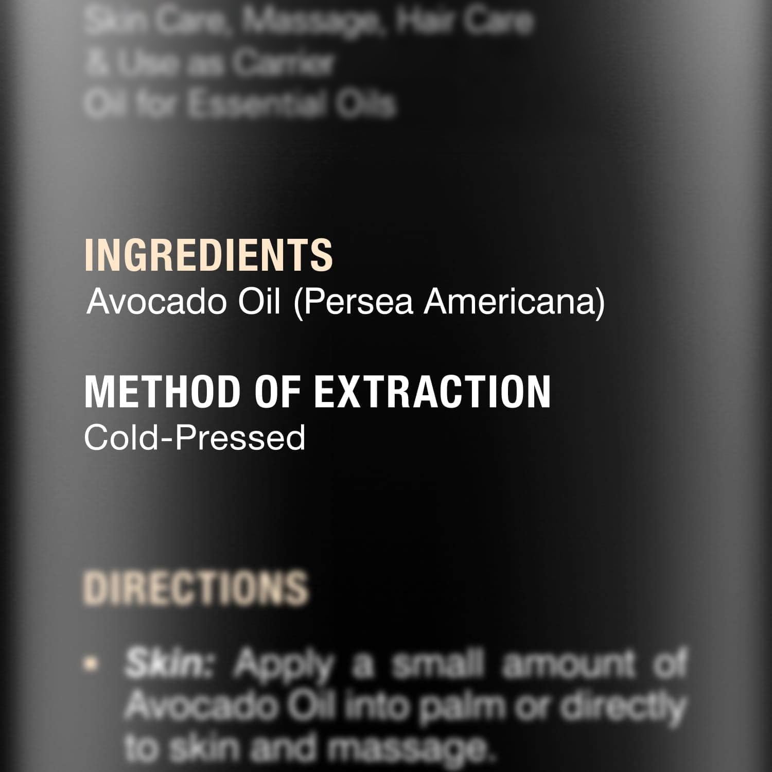 Aceite de Aguacate MAJESTIC PURE VIOPY Natural para Cuidado de la Piel y Cabello