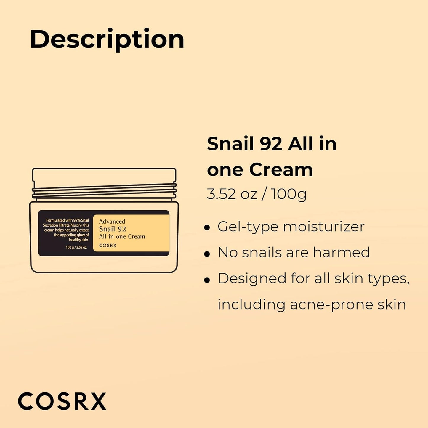 Snail 92 Advanced All in One Cream