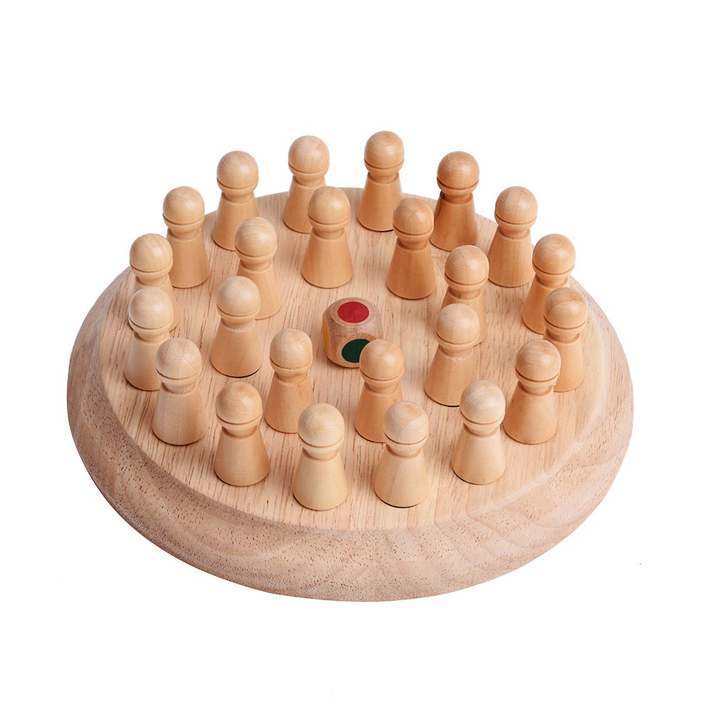 Juego de Memoria en Madera Simlug 3D para Niños y Adultos a Partir de 6 Años