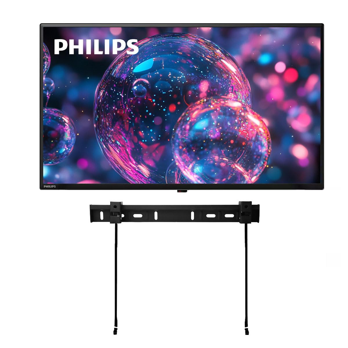 PHILIPS Televisor | 32 Pulgadas | Class HD (720p) | Serie 3000 | LED | HDMI | USB | Sistema de Altavoces de 8 Vatios (Sin Bases) + Soporte de Pared (Reacondicionado)