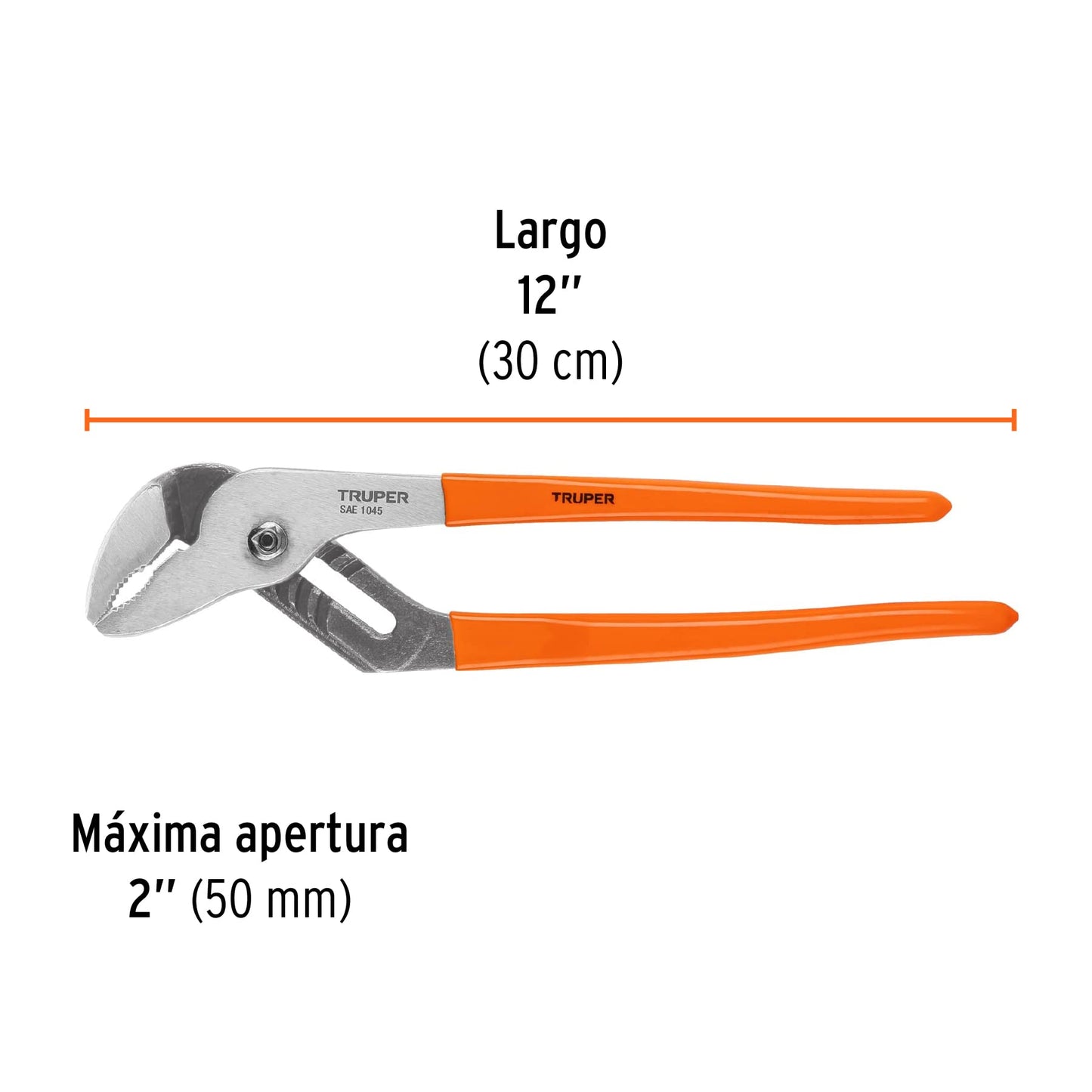 Truper PEX-12, Pinzas de extensión, 12"