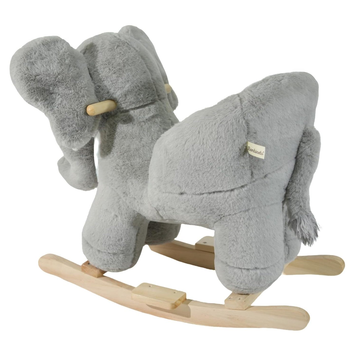 BAMBINETO Mecedora para Bebe Elefante de Peluche