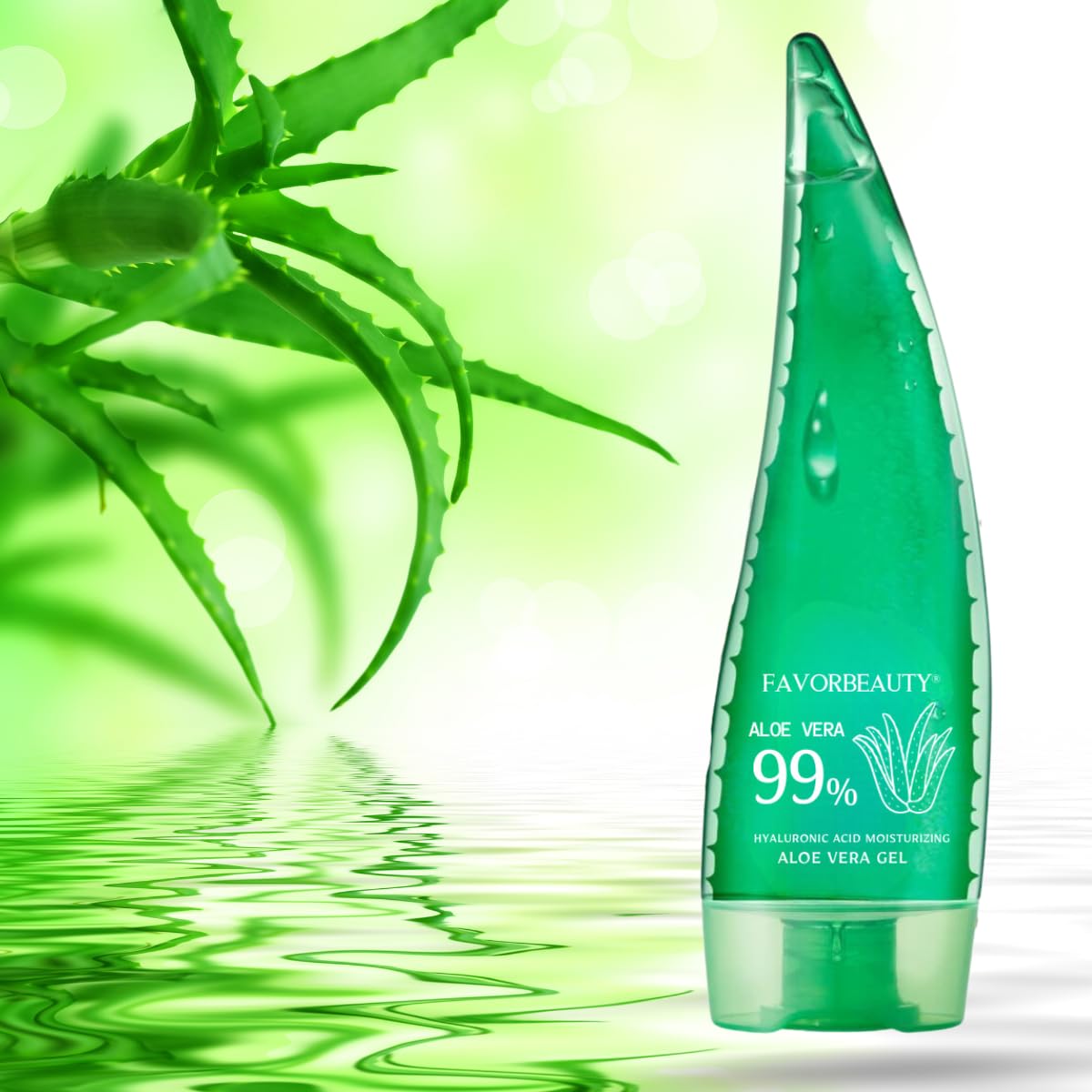 UNIVERSOENLÍNEA.COM Aloe Vera 99% Gel Sábila Hidratacion Facial Piel Blanqueamiento 120ml Elimina Irritación Calmante Natural Efecto Curativo Elimina Acne y Mejora Apariencia Textura Ligera