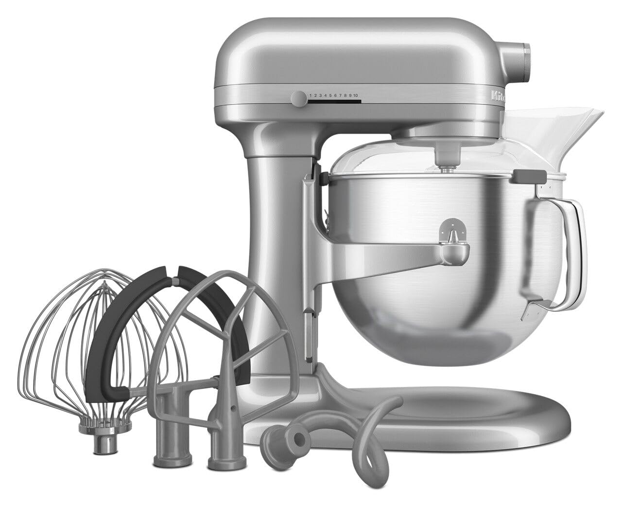 KitchenAid KSM70SKXXCU Batidora de 7 cuartos Tazón Elevable, color plateado