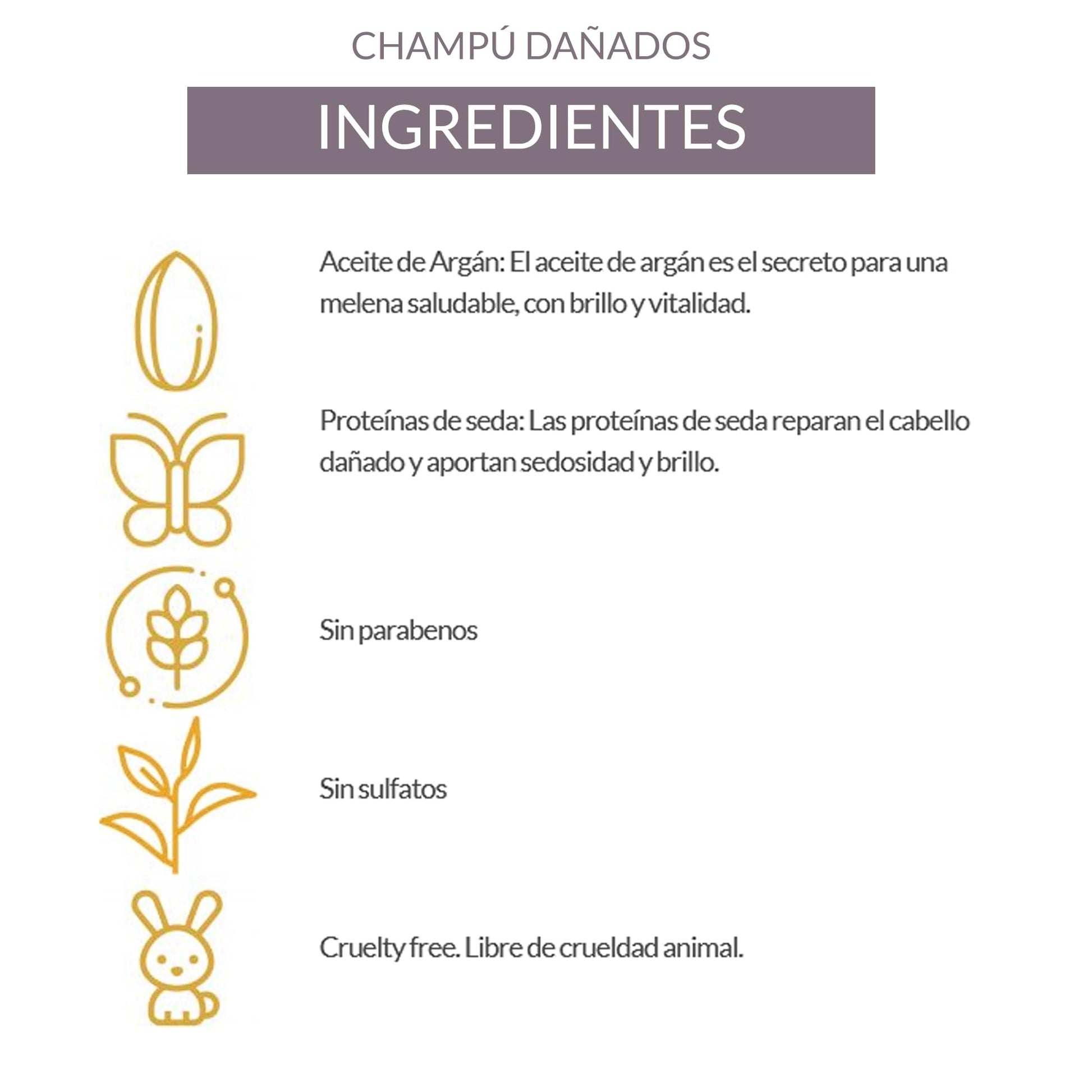 Shampoo Alea Argan 18.3oz para Cabello Dañado