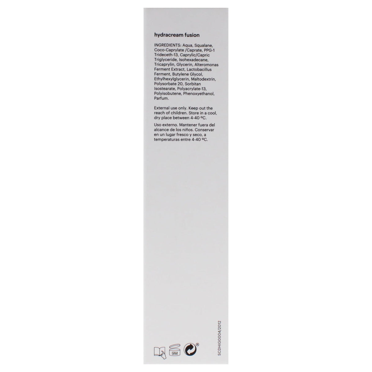 Hydracream Fusion by Mesoestetic for Unisex - 3.38 oz Cream