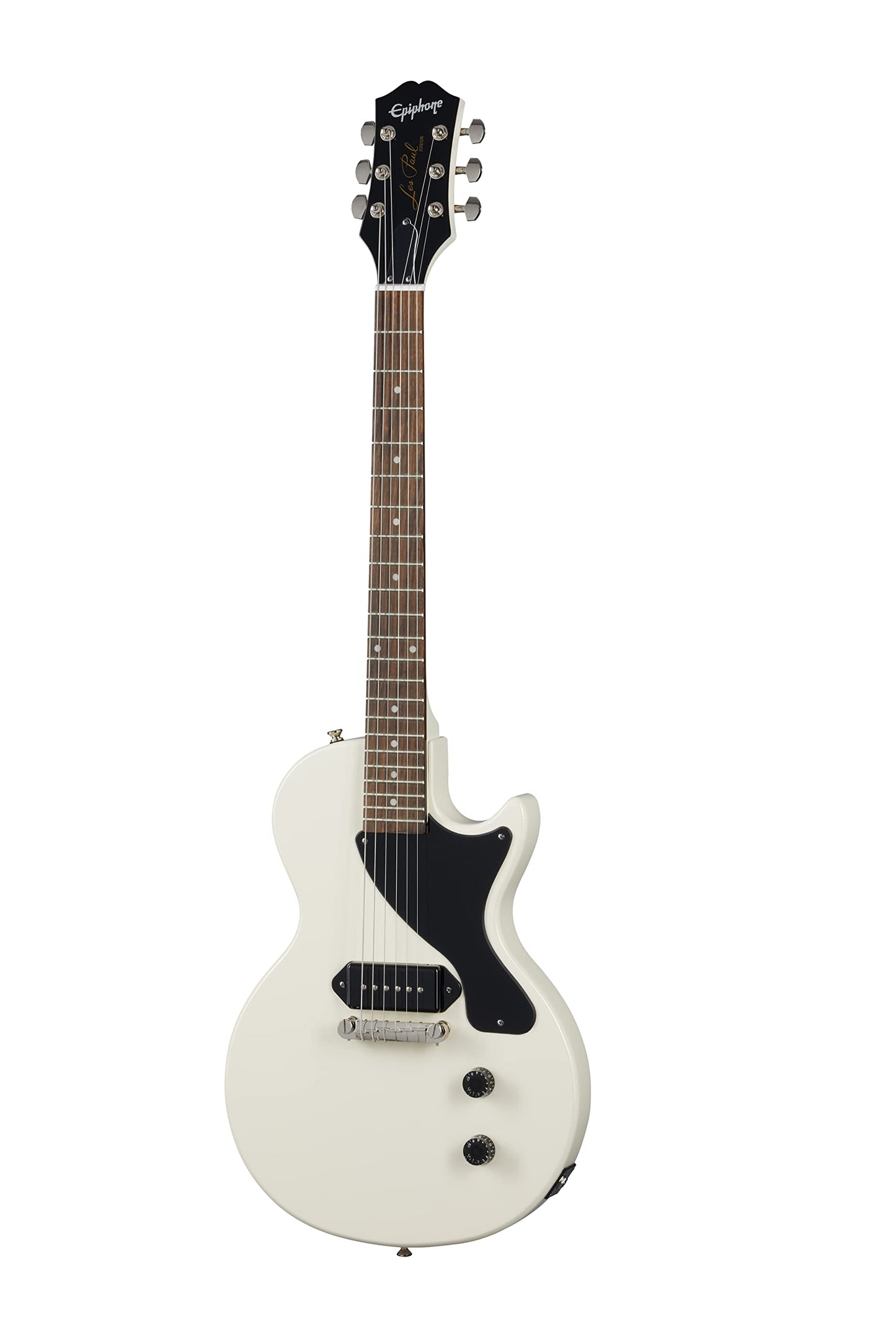 Epiphone Paquete de Guitarra Eléctrica Les Paul Junior Billie Joe Armstrong Blanco Clásico
