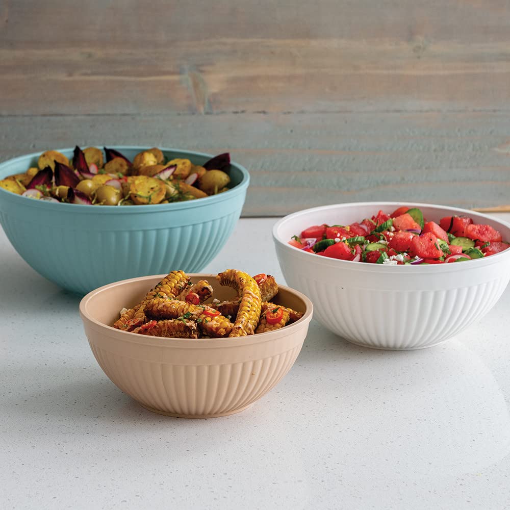 Juego de Cuencos Nordic Ware Tonos Tierra 3 Piezas