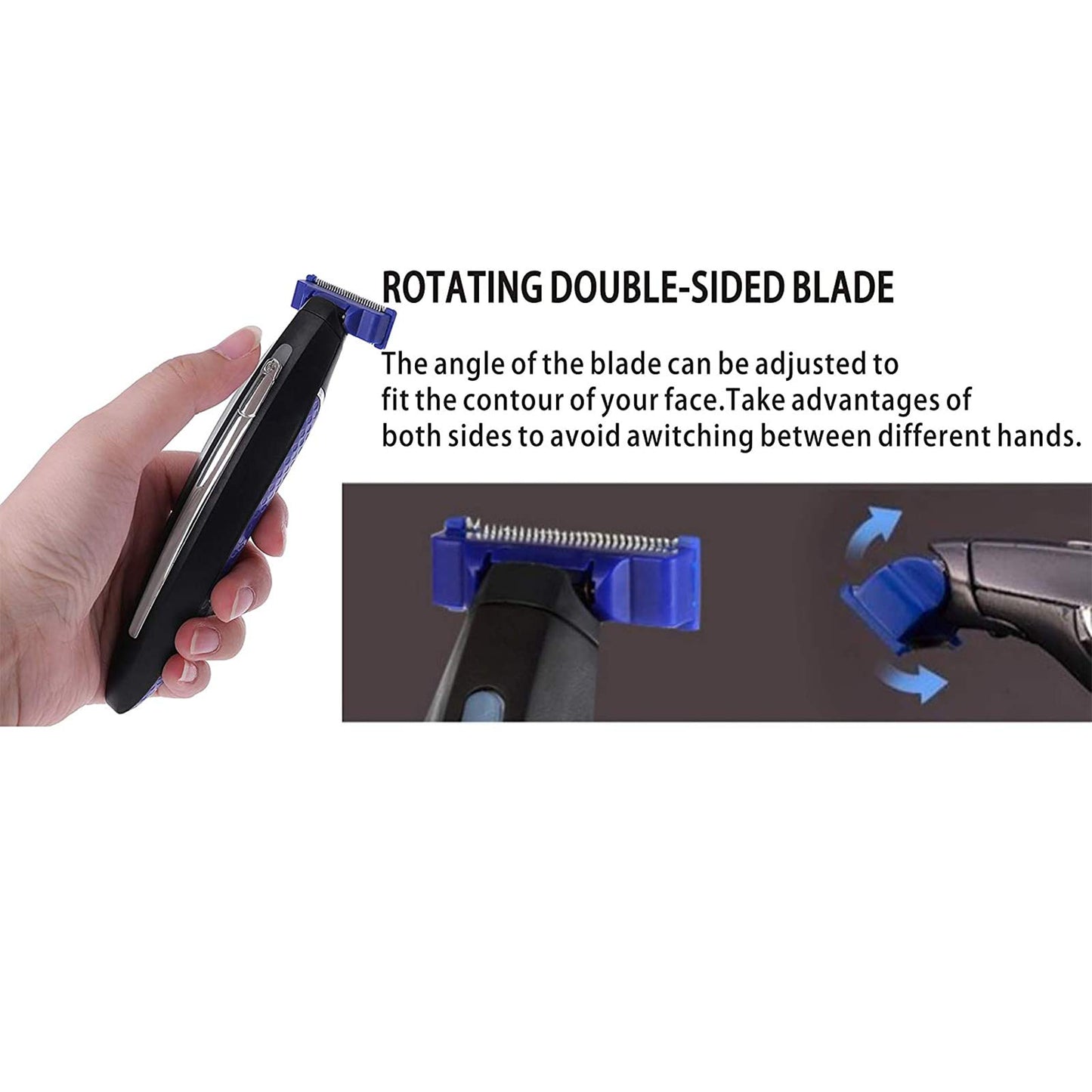 Cabezales de repuesto Microtouch Solo compatibles con afeitadora recargable Microtouch Solo para hombre (6 unidades)