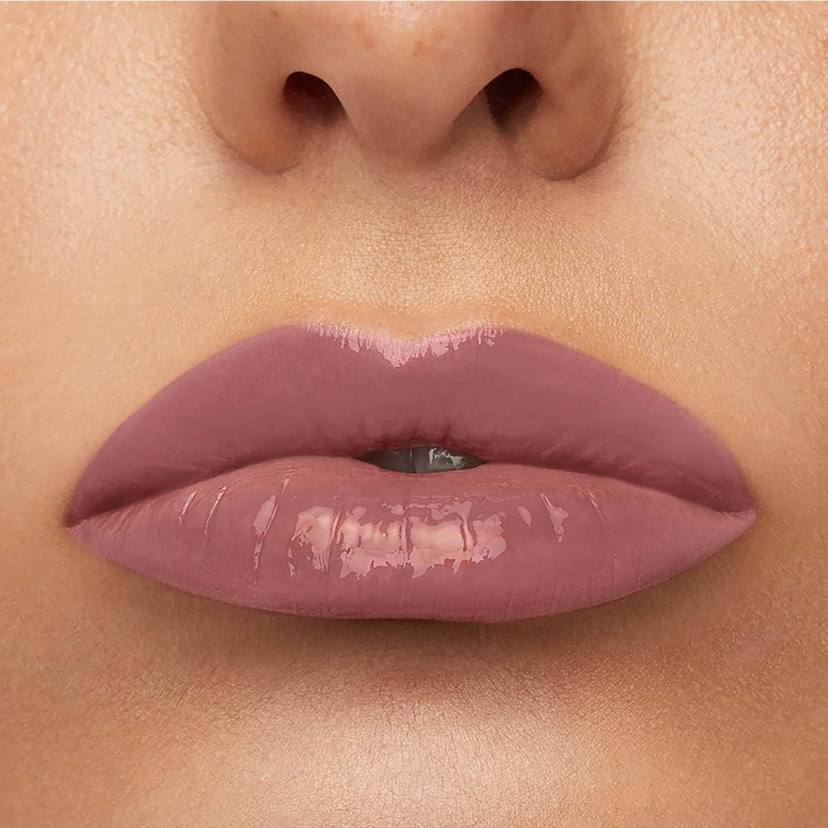 Maybelline Labial líquido brillante de larga duración, Superstay Vinyl Ink Nudes tono Awestruck 110, 4.2ml