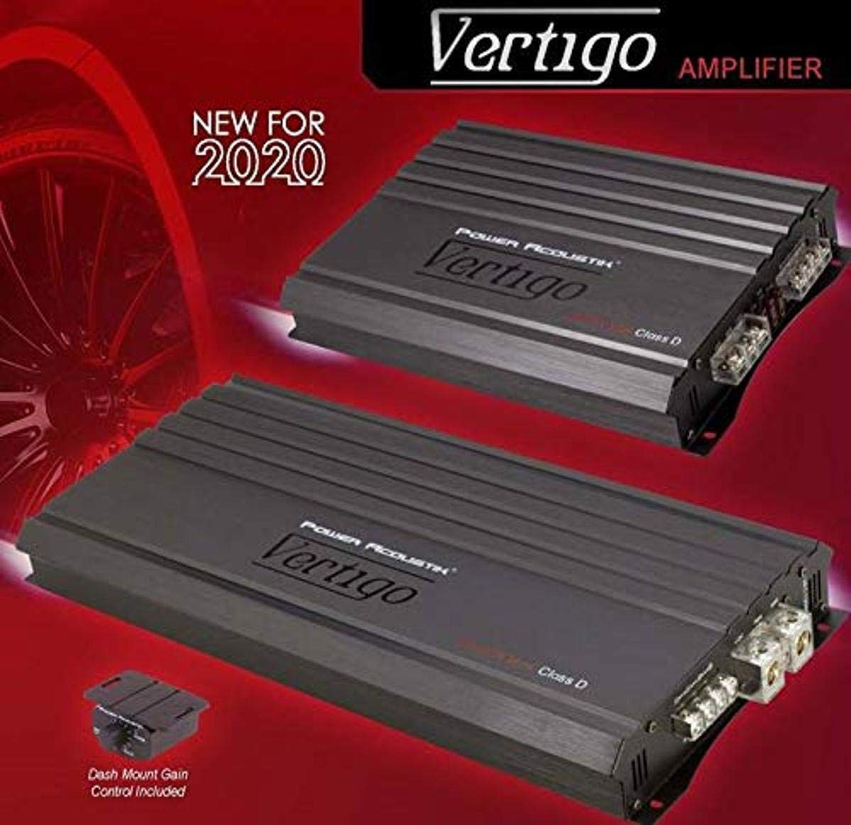 Amplificador Power Acoustik VA4-2200D Vertigo Series 2.200 W Máx 4 Canales Clase D