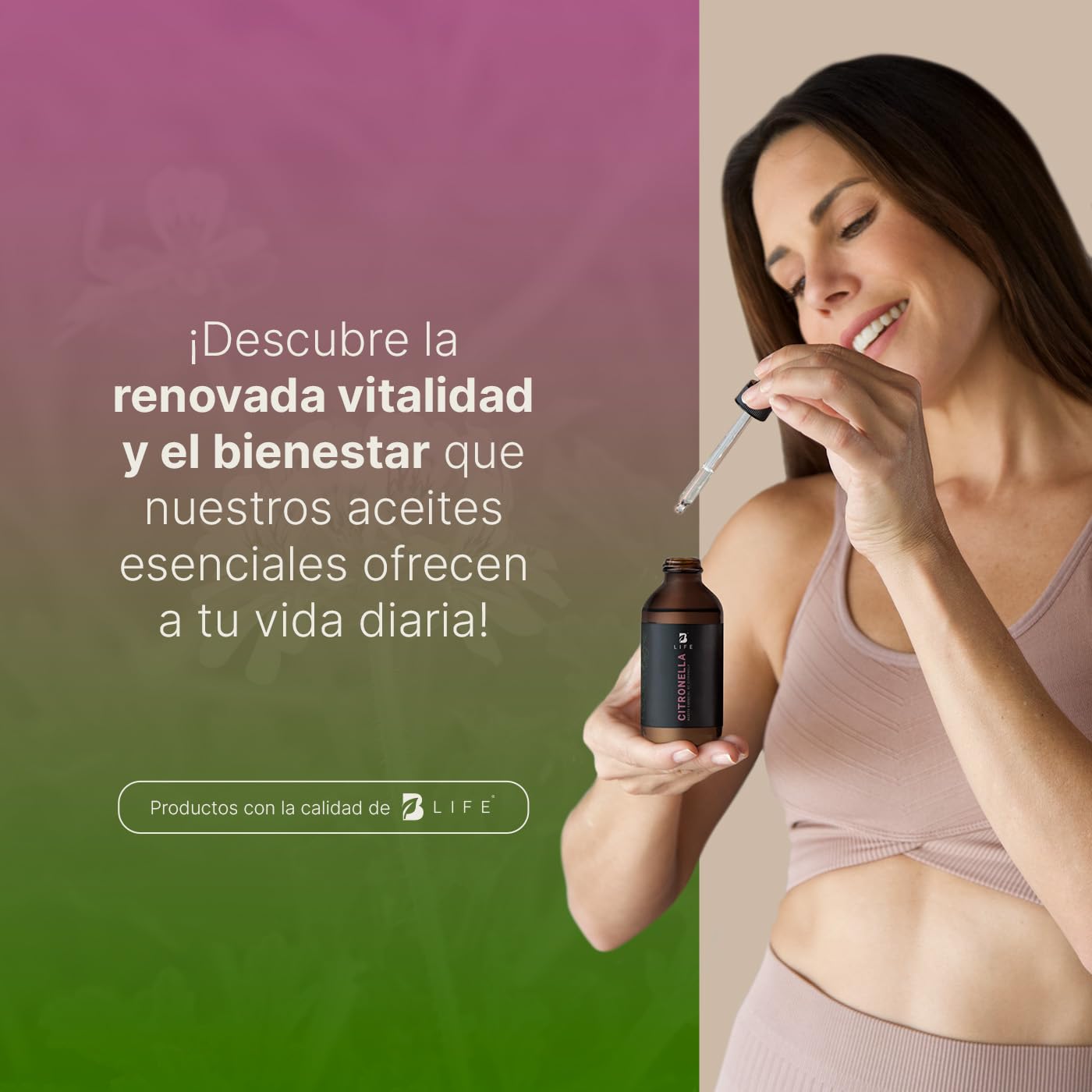 Aceite Esencial B Life Citronela Ingredientes Puros 120 ml