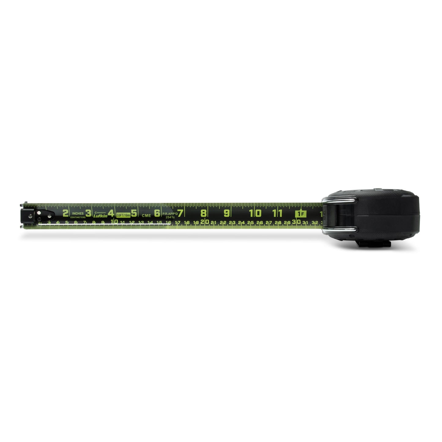 Lufkin Shockforce G2 - Cinta magnética Nite Eye de 33 pies, LM1235CMEB-02