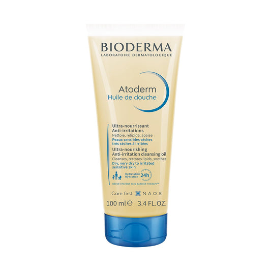 Bioderma Atoderm Hydrating Shower Body Oil for Dry Sensitive or Irritated Skin