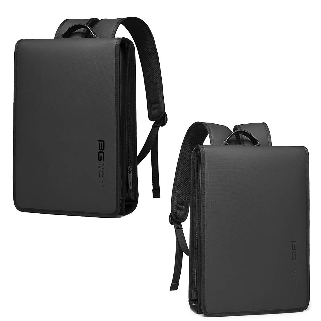 Mochila para Portátil Bange Negro Impermeable y Antirrobo